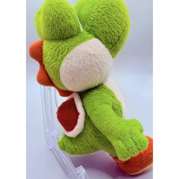 Super Mario Bros Plush Lot Of 6 Mario Toad Green Yoshi Rare Art 2010 - Picture 11 of 16